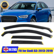 For AUDI A3 S3 MK3 5-Door Hatchback 13-19 Wind Rain Sun Deflector 4Pcs Tinted BU