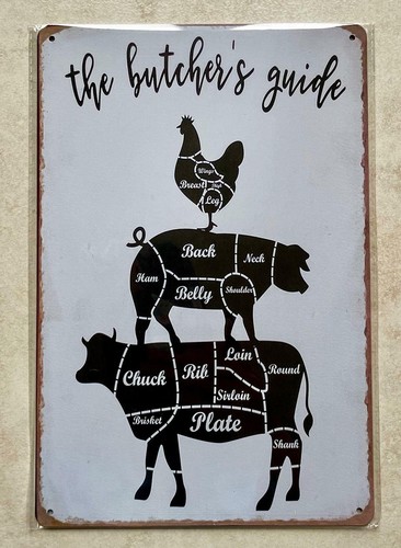 The butcher guide - the, sign