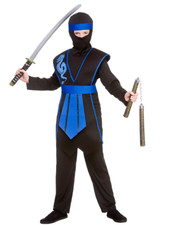 SALE NEW Samurai Ninja Black &