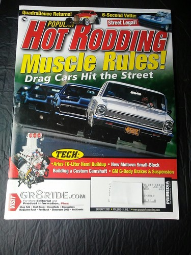 Popular hot rodding magazine - rodding,