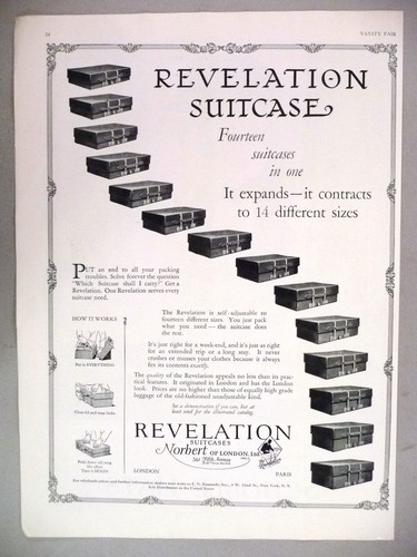 Revelation suitcase print - revelation,