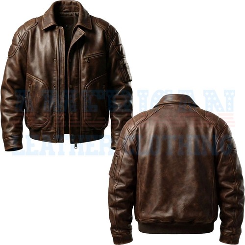 Men distressed leather - men's,