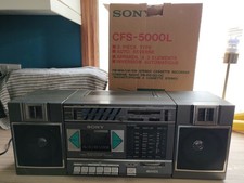 Sony cfs 5000l stereo radio - sony,
