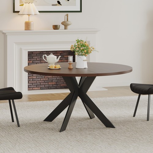 Round dining table - round,