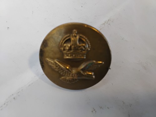Royal air force tunic button - force, &