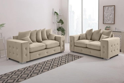 Luxury sherwood sofa set plush - set,