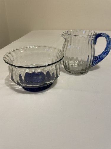 Vintage retro glass - sugar, bowl