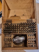 Vintage Helios German  Watch Repair Watchmaker Staking Tool Set in original box