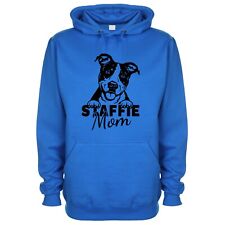 Staffie Mom Printed Hoodie Mother's Day Gift, Staffie, Cute, Mom, Dog