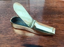 Antique 19th Century Brass Shoe Snuff Box