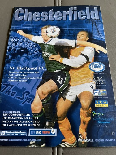 Chesterfield blackpool fc - blackpool,