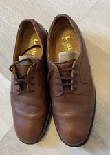 Loake brown leather - leather, commando