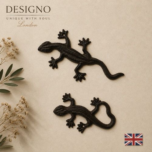 Set cast iron gecko - 2,