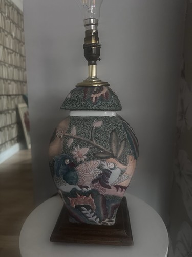 Ceramic floral bird - floral, &
