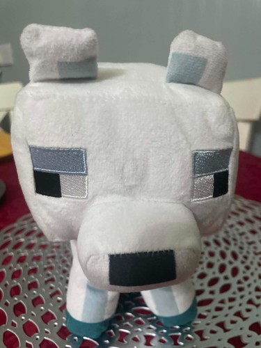 Minecraft arctic fox plush toy - arctic,