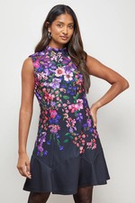 Oasis Floral Mini Dress Womens
