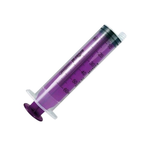 Enteral single use 60ml purple - single,