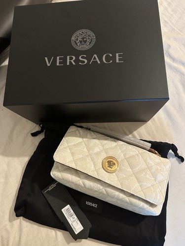 Versace greca goddess leather - versace,