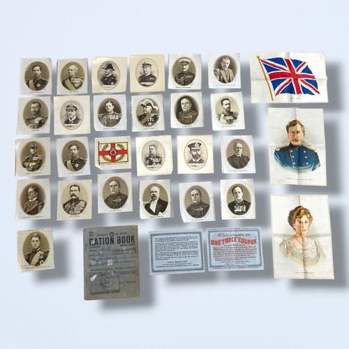 Ww1 cigarette tobacco silks - ww1,