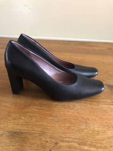 Crew shoes black leather court - black,