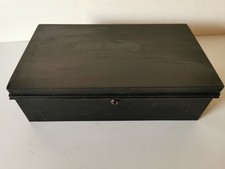 Vintage Metal Deeds Cash Box