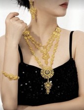 Asian indian gold necklace - indian,