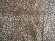 Ivory Embossed Remnant Fabric