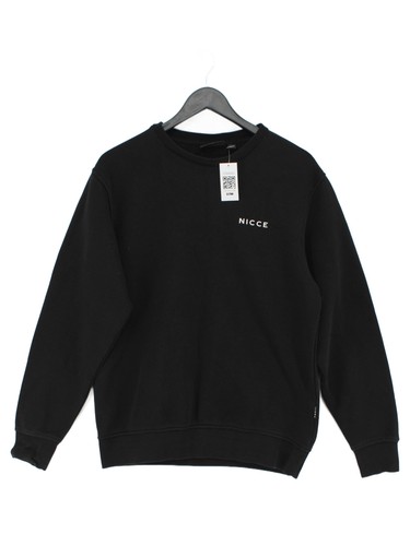 Nicce men hoodie black - m,
