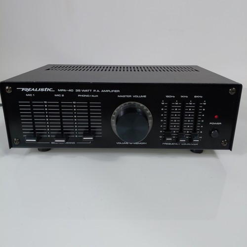 Realistic mpa 35w pa - mpa-40,