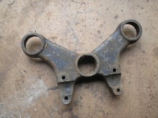 Norton 350 500 600 rigid plunger ? front fork top yoke 210mm cent USED AS FOUND