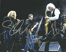 LED ZEPPELIN BAND SIGNED