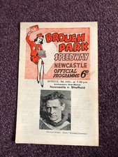 Speedway newsletter Newcastle