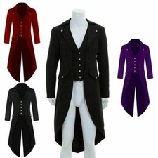 Men Coat Retro Victorian
