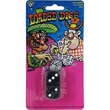 PACK OF 2 LOADED DICE FUNNY