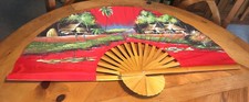 XL DECOR Vintage Chinese Fan