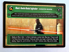 MAUL's DOUBLE BLADED LIGHTSABER Star Wars CCG NM SWCCG
