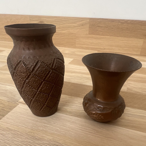 Pair vintage embossed - vintage,