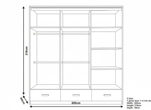 Florence high gloss sliding - florence,