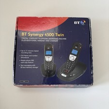 BT Synergy 4500 Twin Phone Digital Cordless Telephone And Answering Machine 
