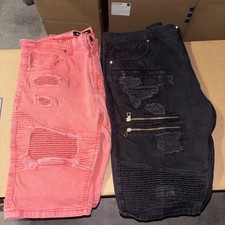 Men's Jean Shorts Bundle of 2
