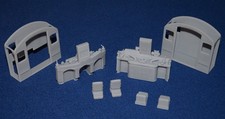 BR LIMA CLASS 33 CAB INTERIOR FK3d UPGRADE SET / KIT (Pair) (O Gauge 7mm scale)