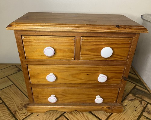 Vintage wooden pine table - wooden,