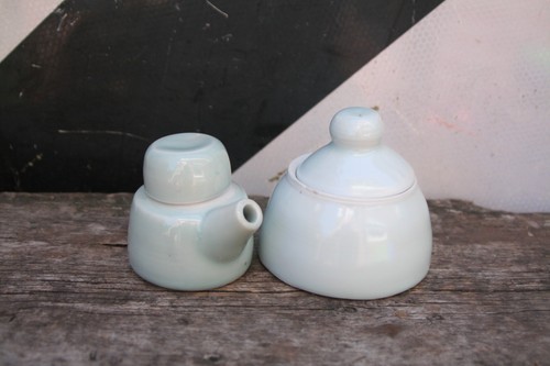 Unusual pale blue - sugar, &