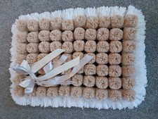 baby pom pom  blanket handmade