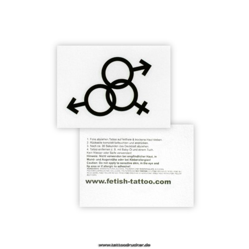 Cuckold tattoo logo in - x,