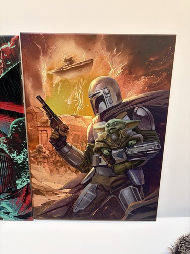 Displate the mandalorian and - mandalorian,