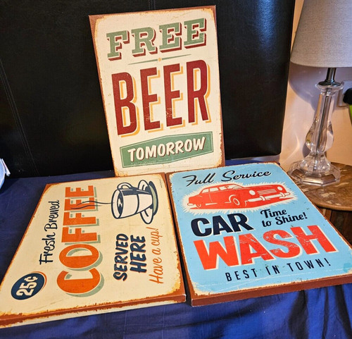 Pictures old metal signs - old,