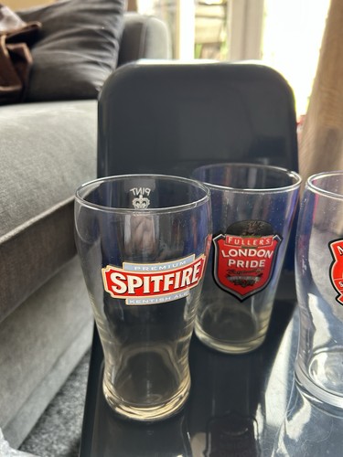 Ale glasses spitfire - 3x, glasses-spitfire