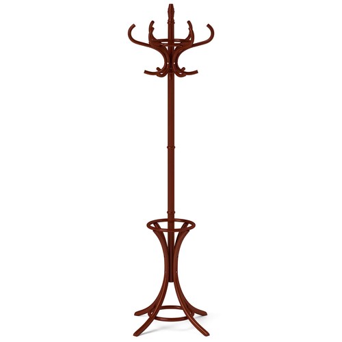 Wood standing hat coat rack - standing,