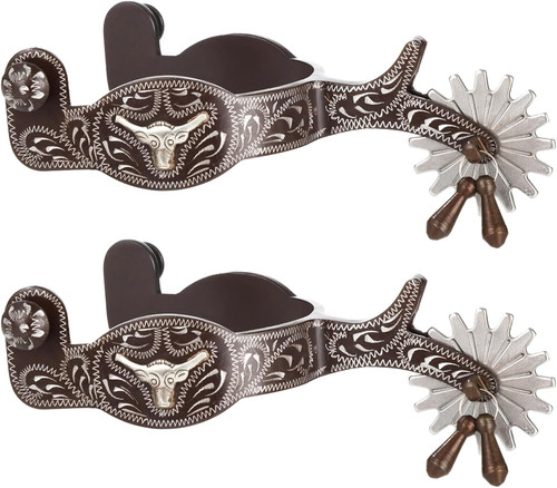 Pcs western spurs - 2, cowboy